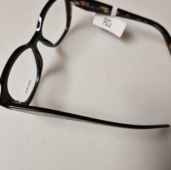 Prada Glossy Black Cat-Eye Glasses - Picture 3 of 4